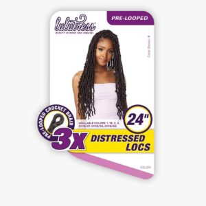 3X DISTRESSED LOCS 24' - Image 2