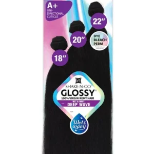 glossy wet & wavy deep wave