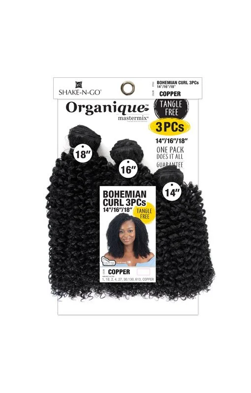 organique bohemian curl 3pcs (14"/16"/18")