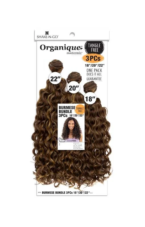 organique burmese bundle 3pcs (18"/20"/22")